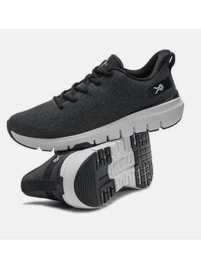 Kuru Flex Via Gray White Comfort Sneakers Women's 7.5